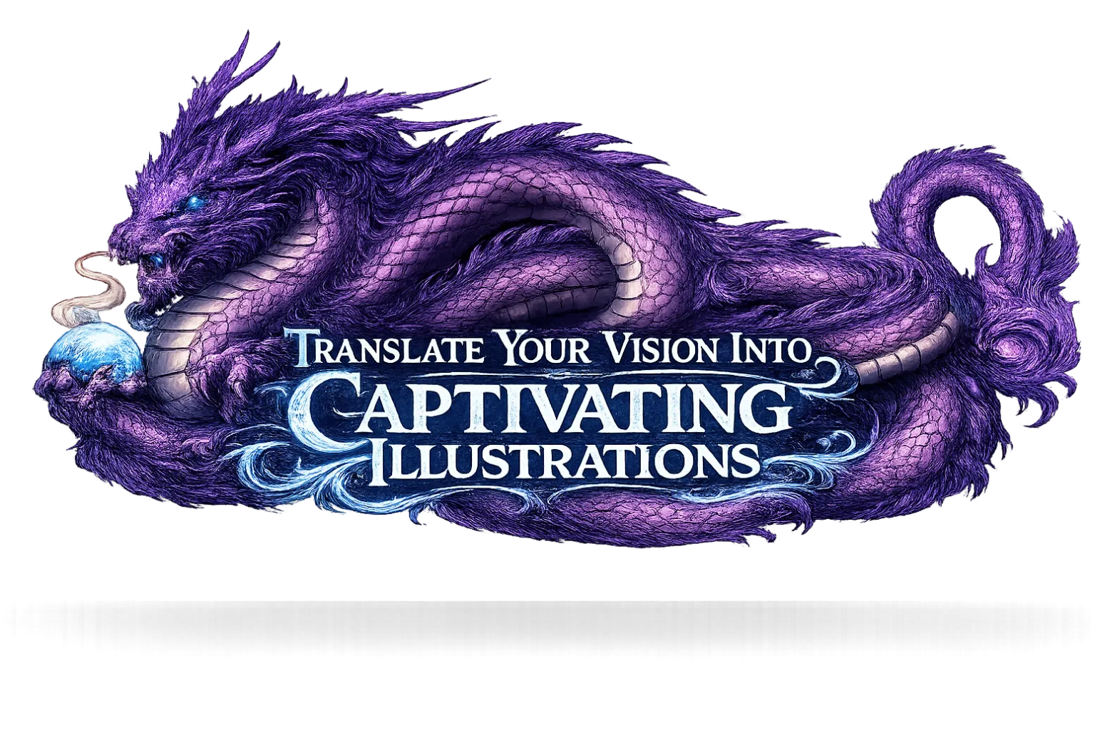 Illustrated dragon